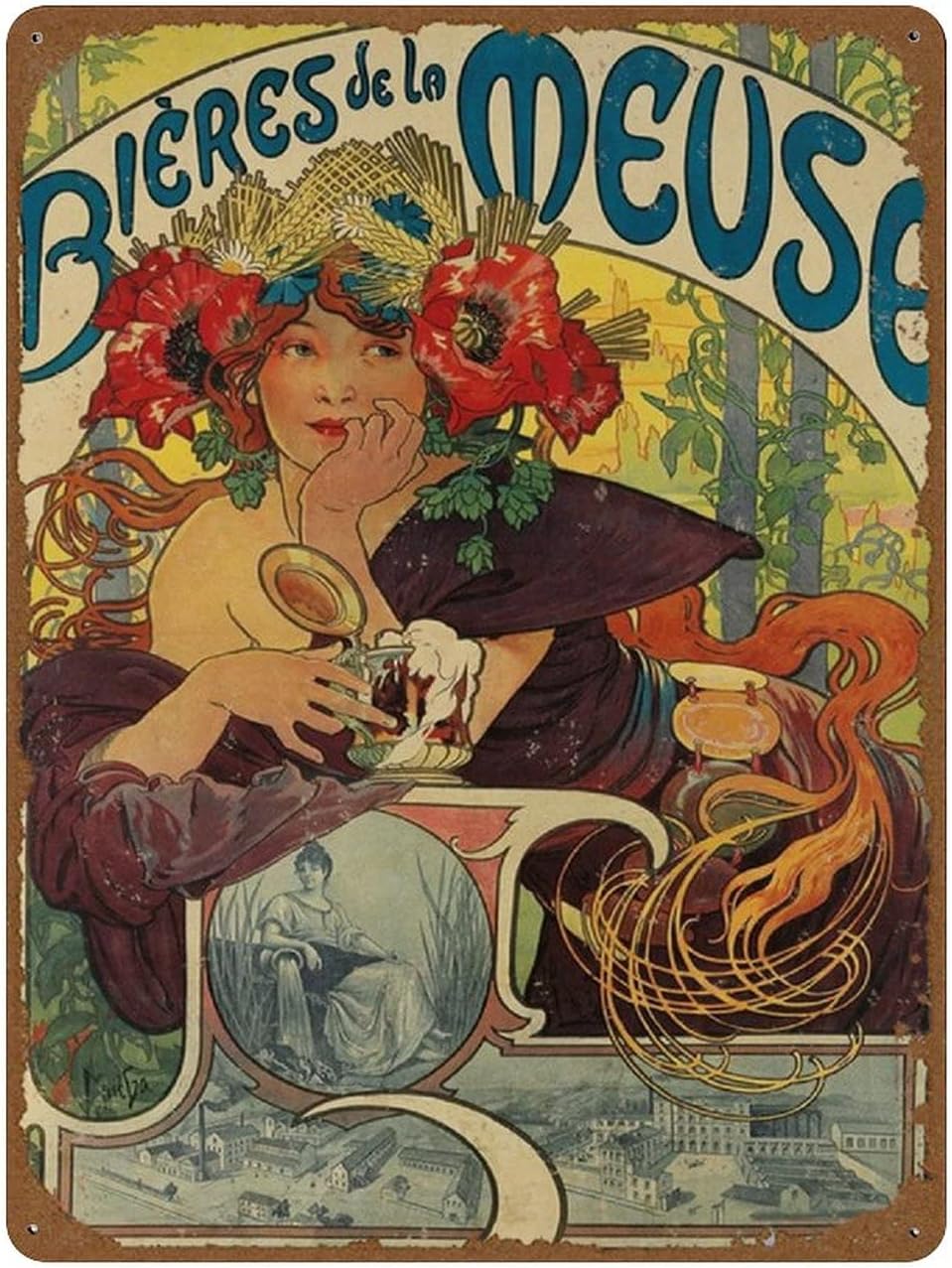 Wine Beer Mart - Bières De La Meuse Frankreich 1897