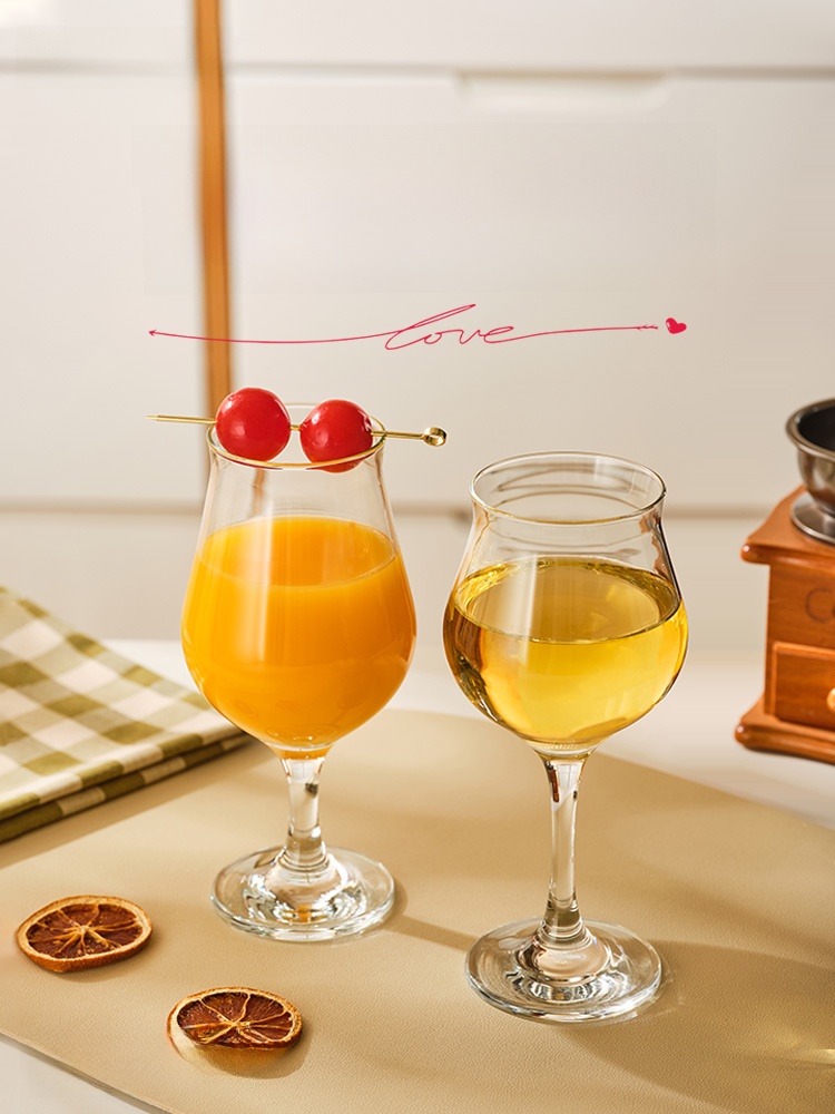 Wine Beer Foot - Bleifreie Glas-Weingläser, Bierbecher, Saftgläser, Hochstielige Getränkegläser