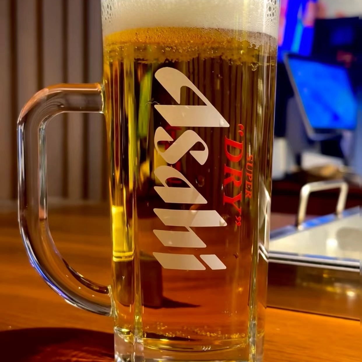 Craft Beer & Wine U- - Asahi Verdickter Bierbecher mit Henkel für