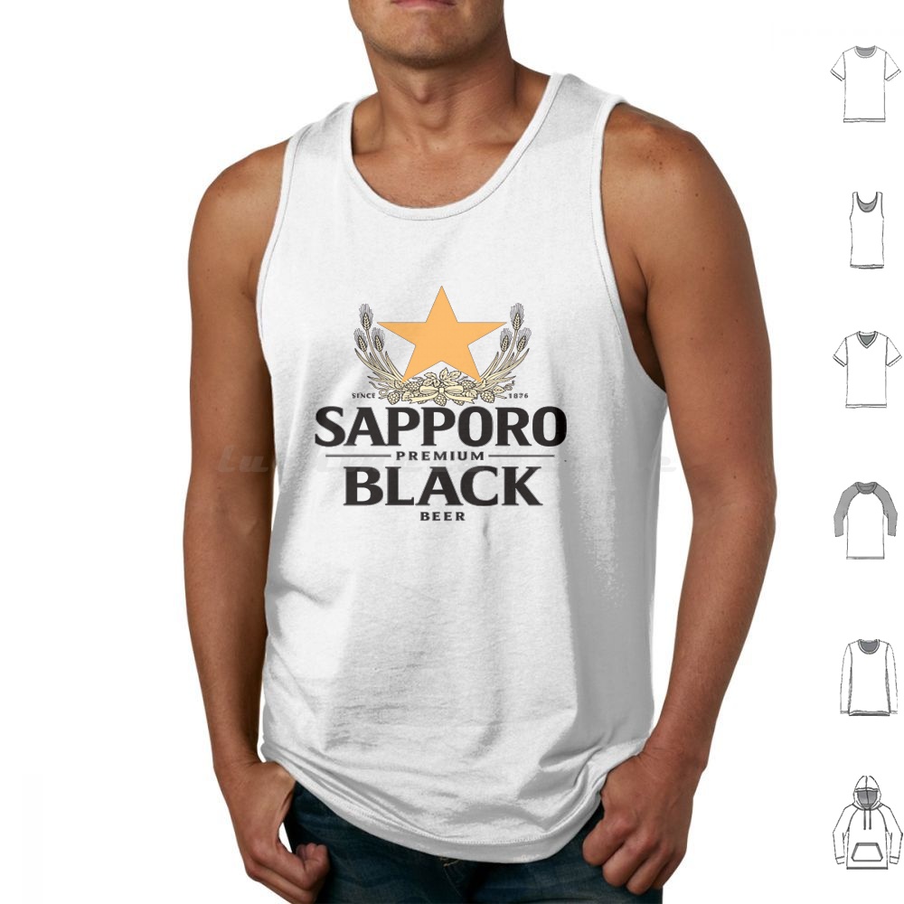 Wine Beer Rum - Sapporo Malt Tanktops, ärmellose Westen, Drunk