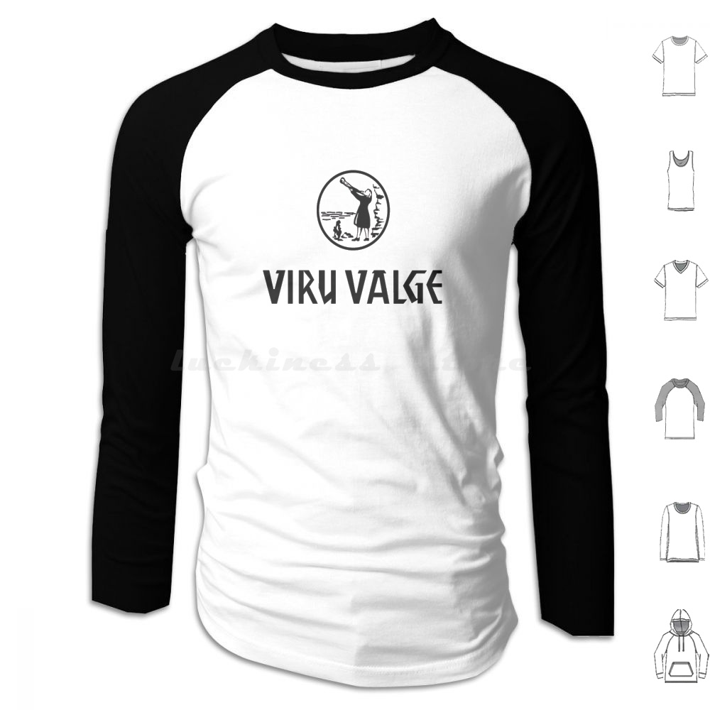 Beer Wine Gin - Viu Viru Hoodie aus Baumwolle mit