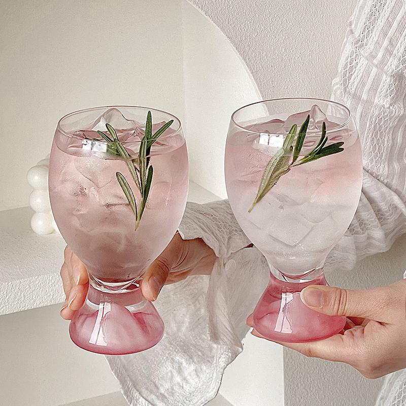 Wine Beer Foot - Kreatives großes Bauch-Weinglas, farbig, einfaches Champagnerglas,