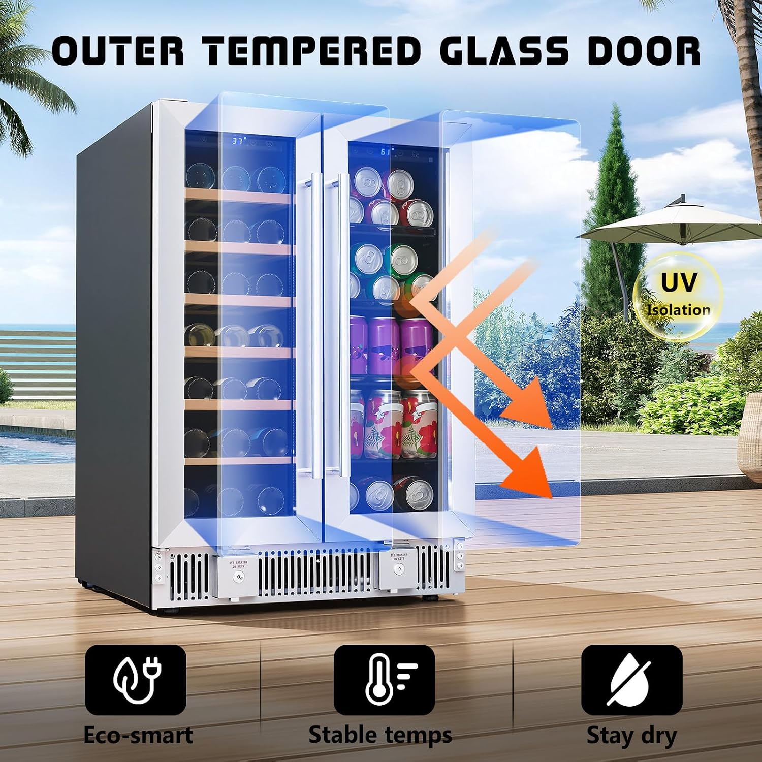 Getränkekühlschrank, 24-Zoll-D – Wine Beer Fridge Under Counter Bewertung und Preis