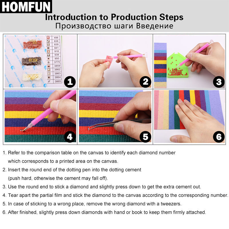 HOMFUN Diamant-Gemälde, Kreuzs – Beer Wine Up Bewertung und Preis