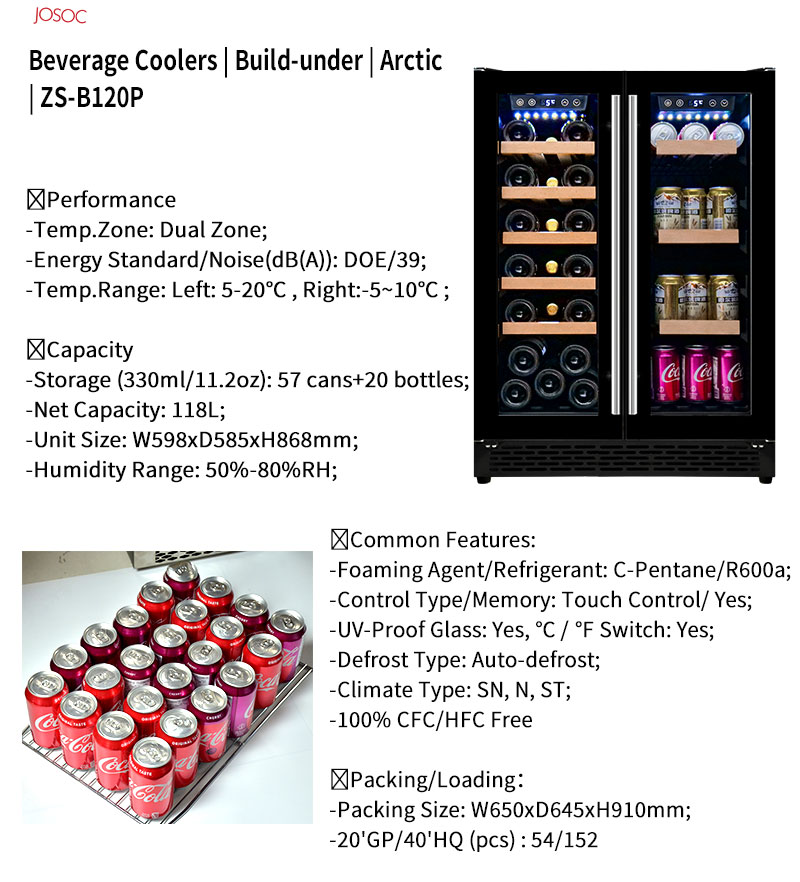 Doppeltüriger Unterbau-Weinküh – Wine Beer Fridge Under Counter Bewertung und Preis