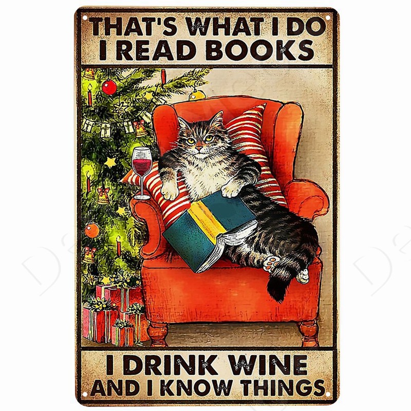 Katzen und Wein Vintage Metall – Beer Wine Gin Bewertung und Preis