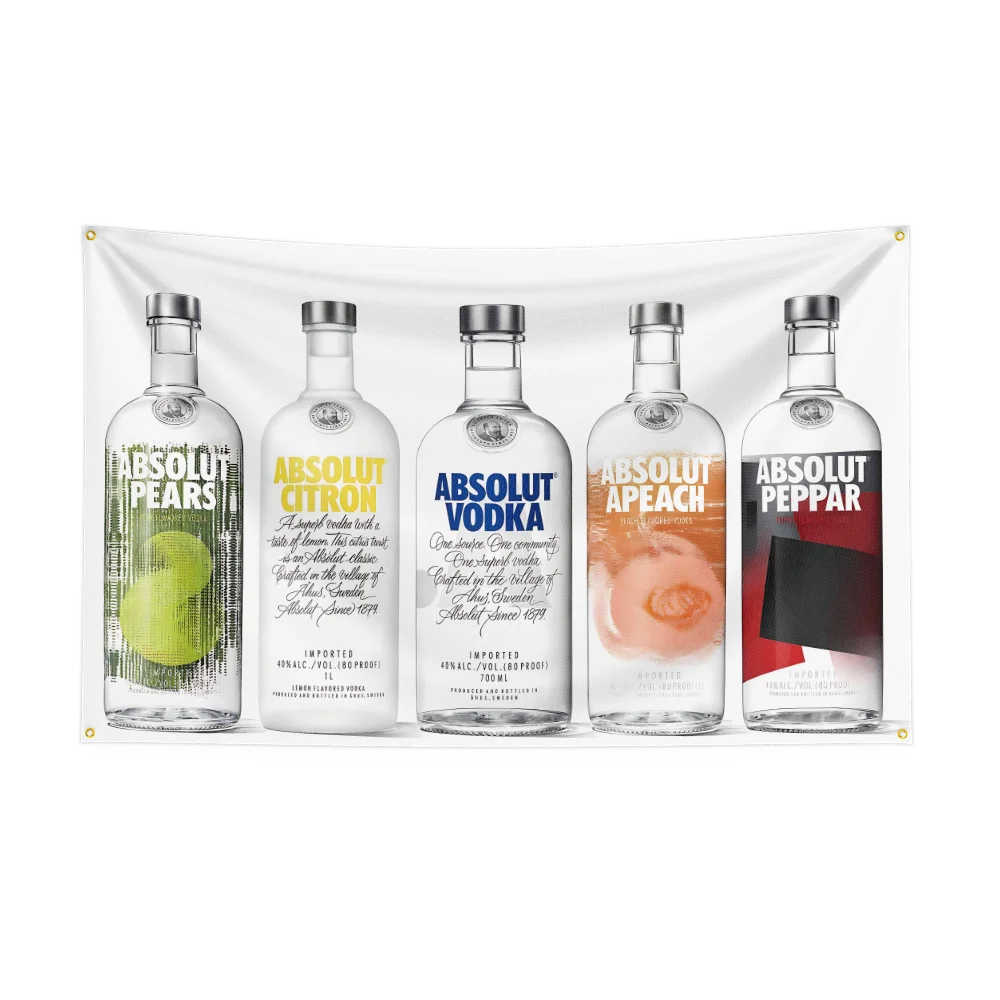 3 × 5 Fuß A-Absolut Wodkas-Fla – Wine Beer Rum Bewertung und Preis