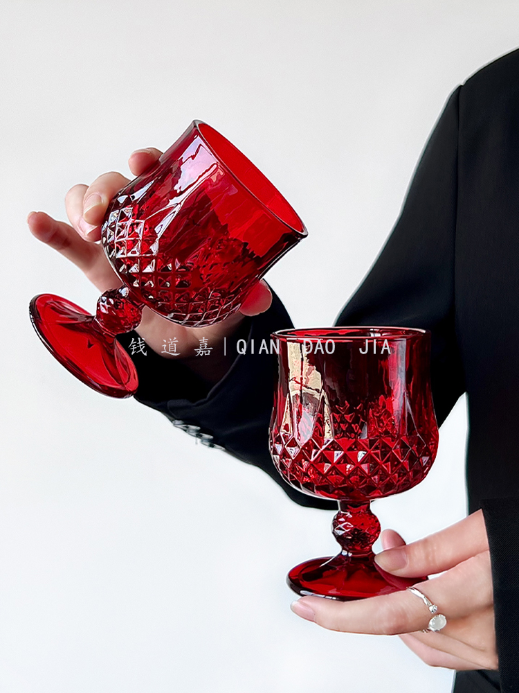 Vintage Red Ins Style geprägte – Wine Beer Foot Bewertung und Preis