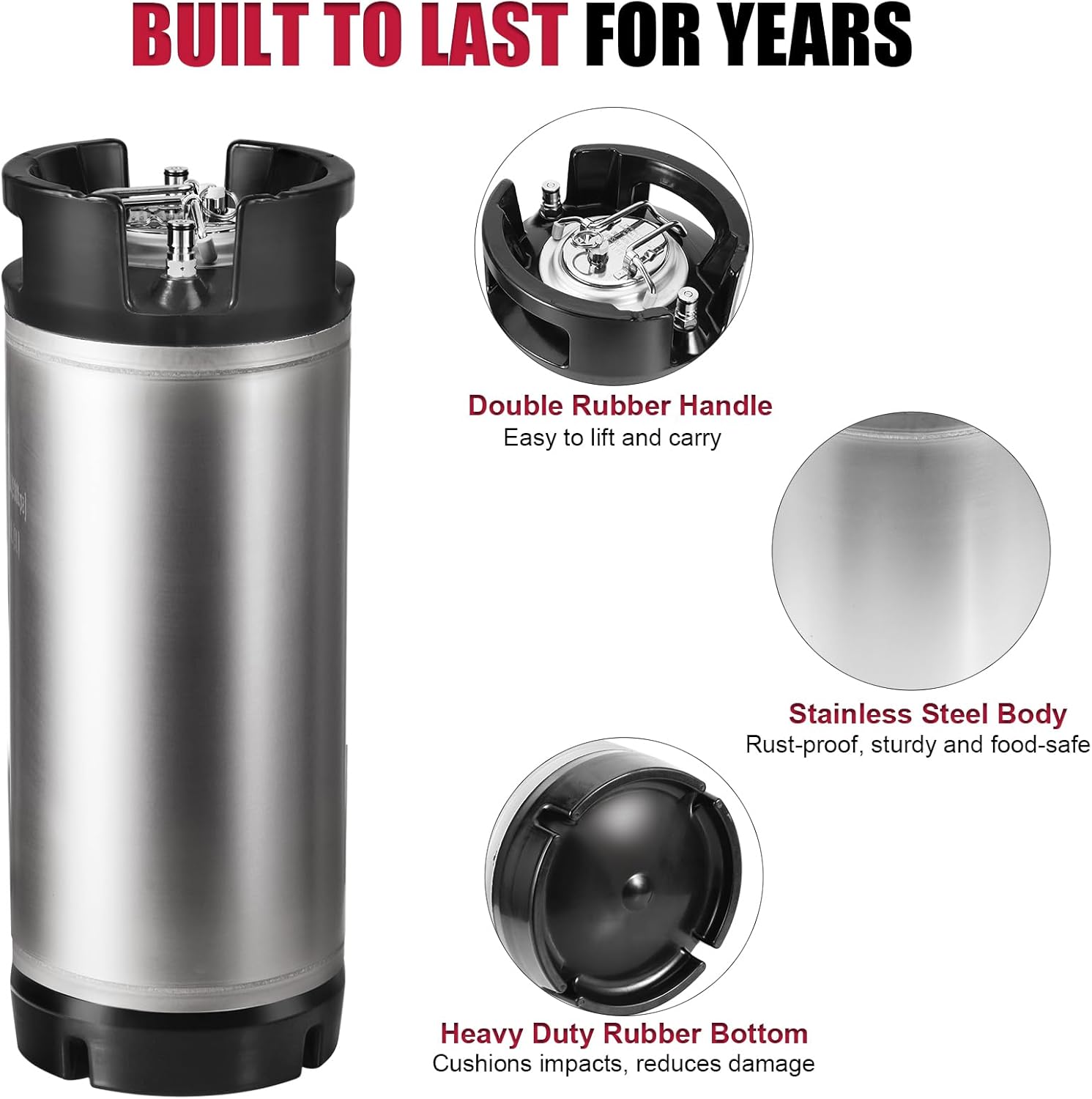 Ball-Lock-Keg aus Edelstahl fü – Craft Beer & Wine U- Bewertung und Preis
