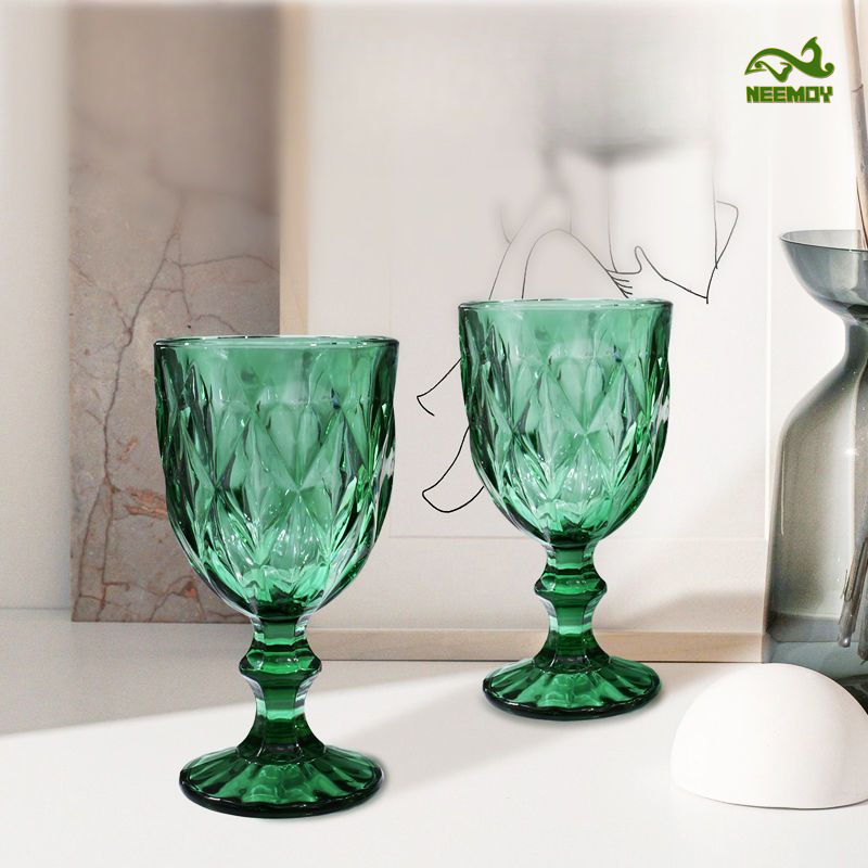 Grüne Gravierte Relief-Weinglä – Wine Beer Foot Bewertung und Preis